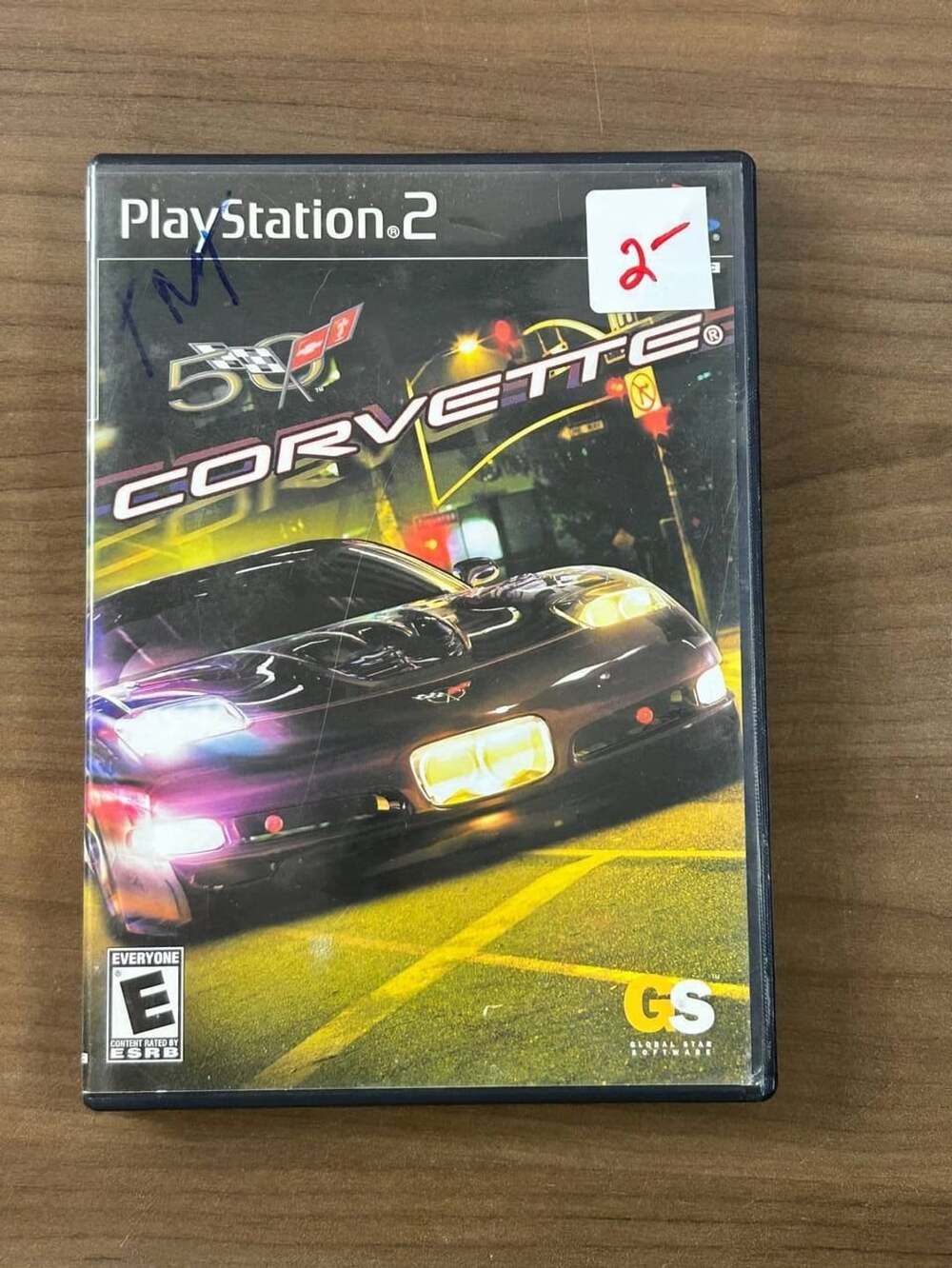 Corvette PS2 PlayStation 2 2004 Global Star Software NTSC CIB